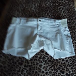 Maternity Shorts with frayed ends